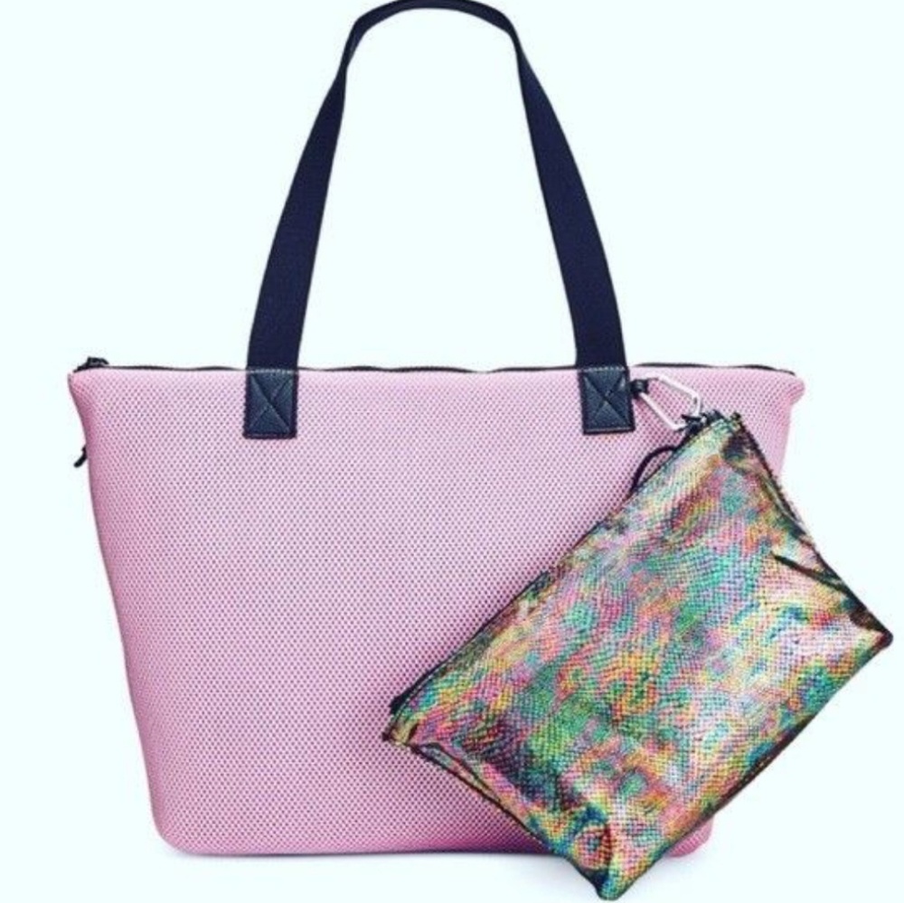 NWT Ideaology Mesh Tote Bag with Detachable Pouch